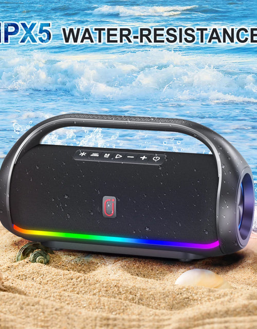 Load image into Gallery viewer, Waterproof Bluetooth Speaker, Portable Speaker with RGB Light Show, Outdoor Speaker for Pool Beach Party
