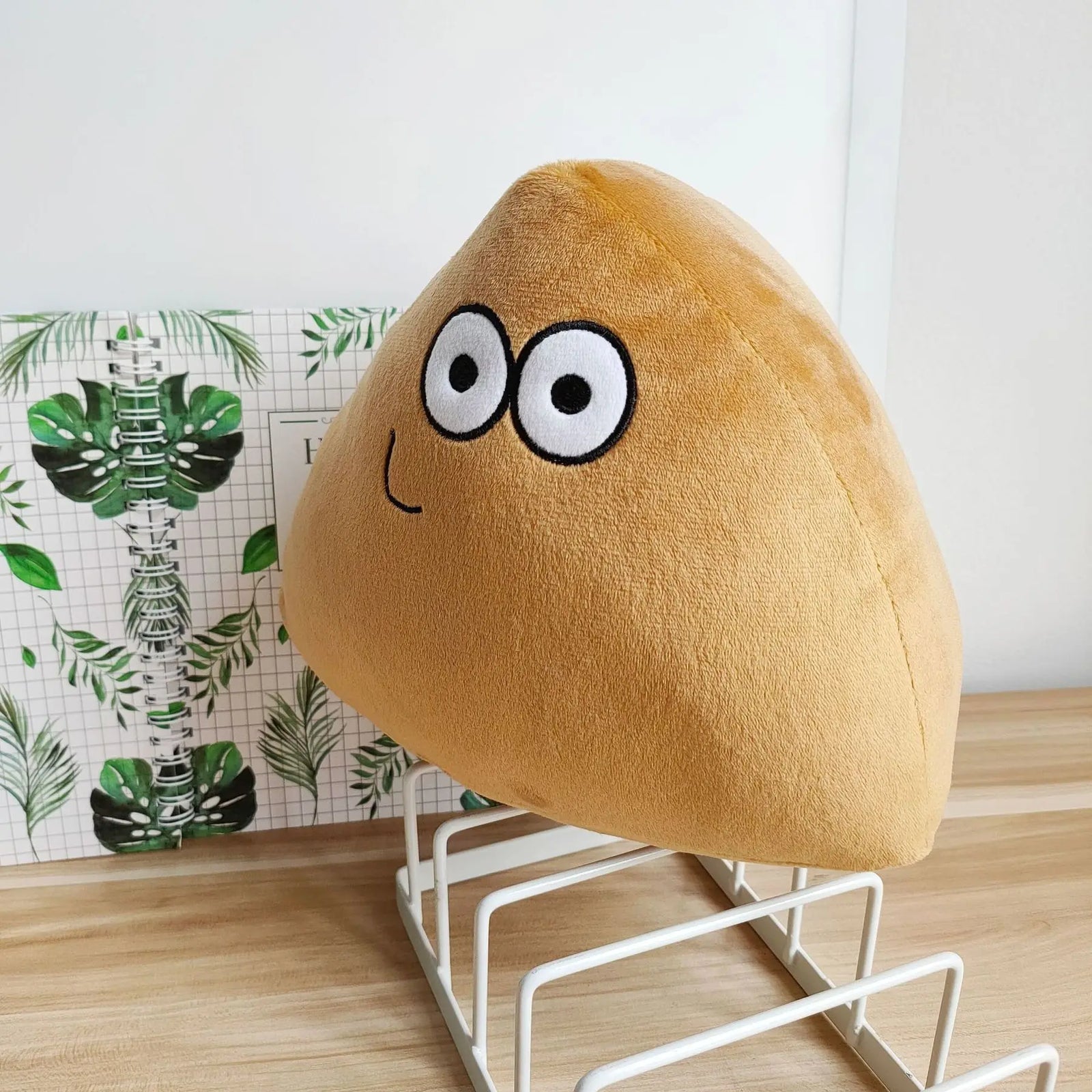 The Maw Pou Cotton Slipper Anime Plush Slippers Kawaii Cartoon Soft Stuffed Fluffy Thick Non-Slip Shoes Alien Pou Doll Home Indo